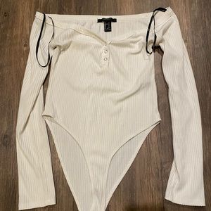Forever 21 off the shoulder bodysuit